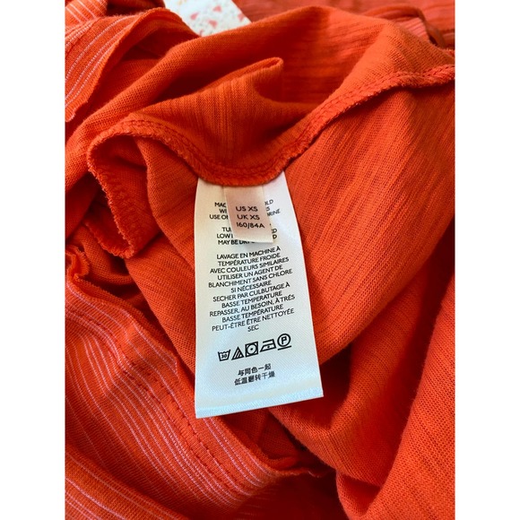 Free People High/Low Tank Scarlet Ibis Combo XS - Picture 11 of 12